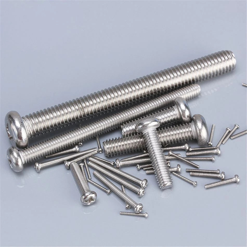 M3–M8 Pan Head Phillips Machine Screws | G316 Marine Stainless Steel