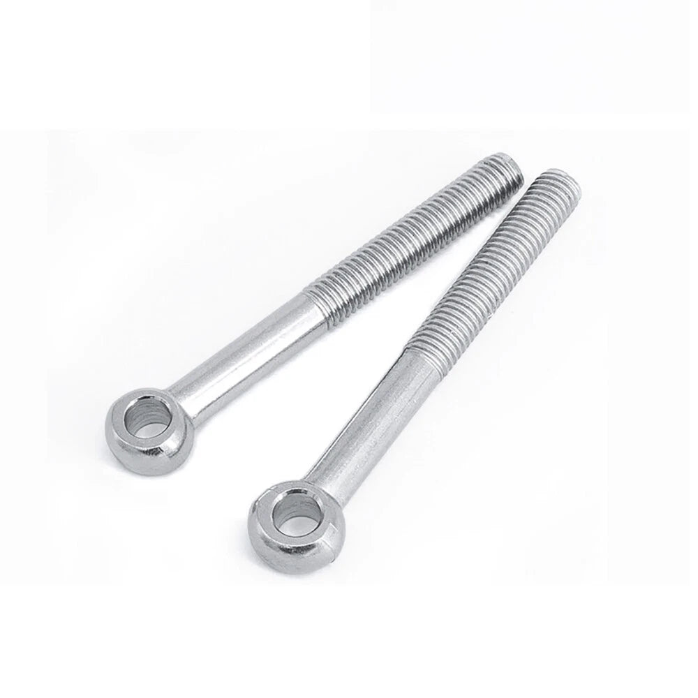 M5–M12 Stainless Steel A2 Eye Bolts Threaded Ring Screws for Catenary Wire & Hanging - HomeDIYer