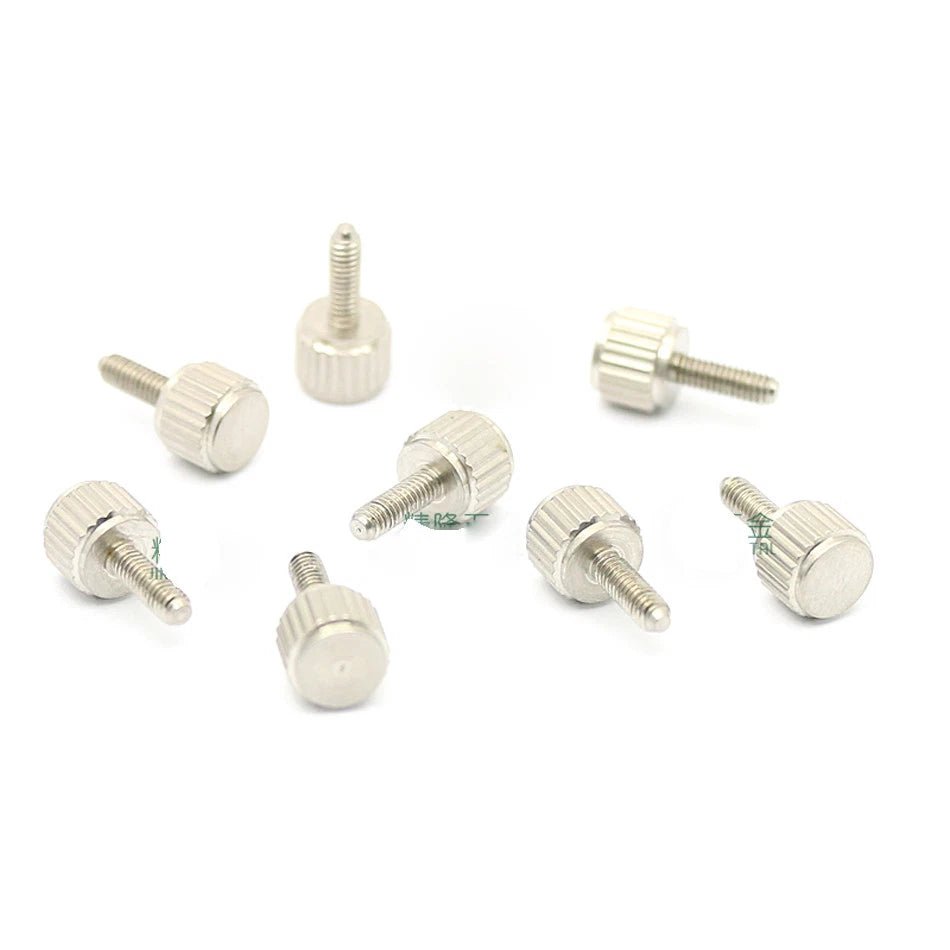 M2.5 x 7.5mm Stainless Steel Knurled Thumb Screw – Replacement Knob Bolt for Vernier Caliper - HomeDIYer
