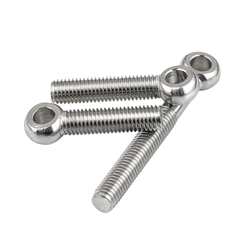 M14 & M16 Stainless Steel Eye Bolts — A2 Threaded Ring Screws for Catenary Wire & Hanging - HomeDIYer