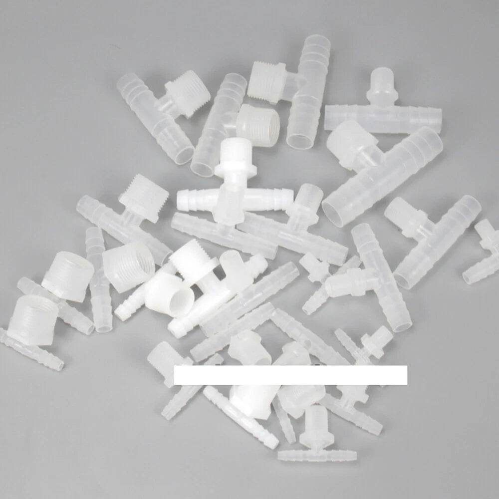 Hosetail Tee Connector Fittings T-Piece Barbed Male BSP 1/8"-3/4" Air Water Fuel