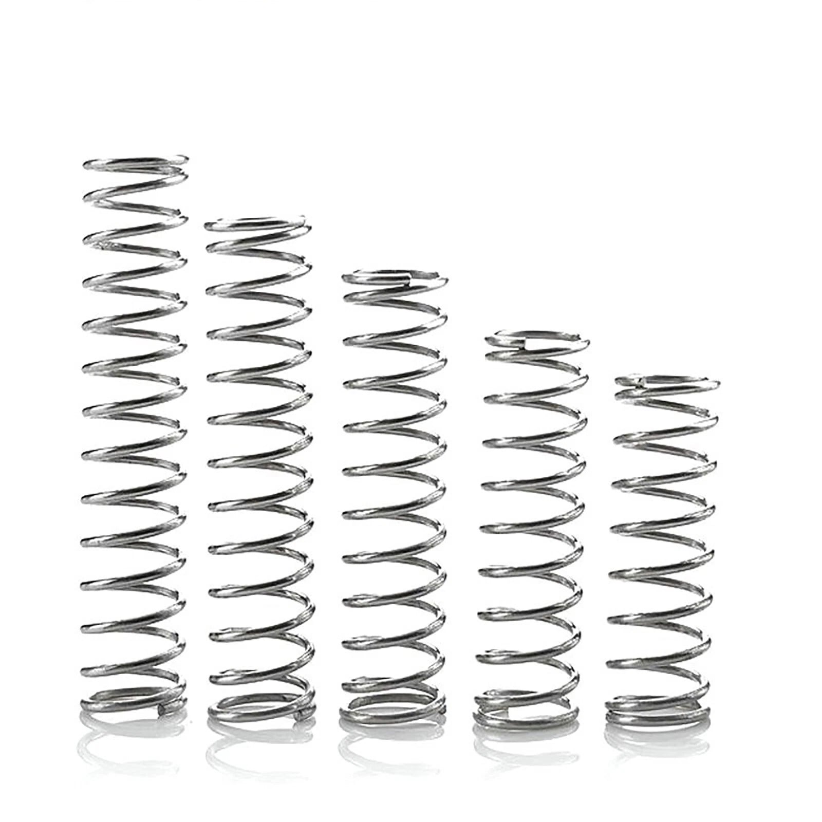 Stainless Steel Compression Springs Spring Ø1.6mm wire, OD Ø10-25mm, L= 10-200mm
