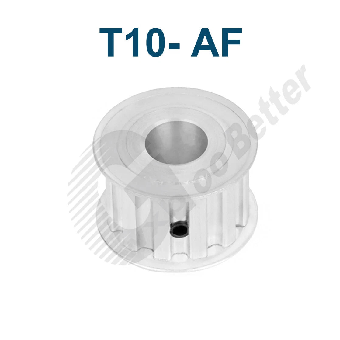 Timing Pulley T10 12T~20T for 20mm Belt Aluminum AF Shape Timing Pulley ID=8~30
