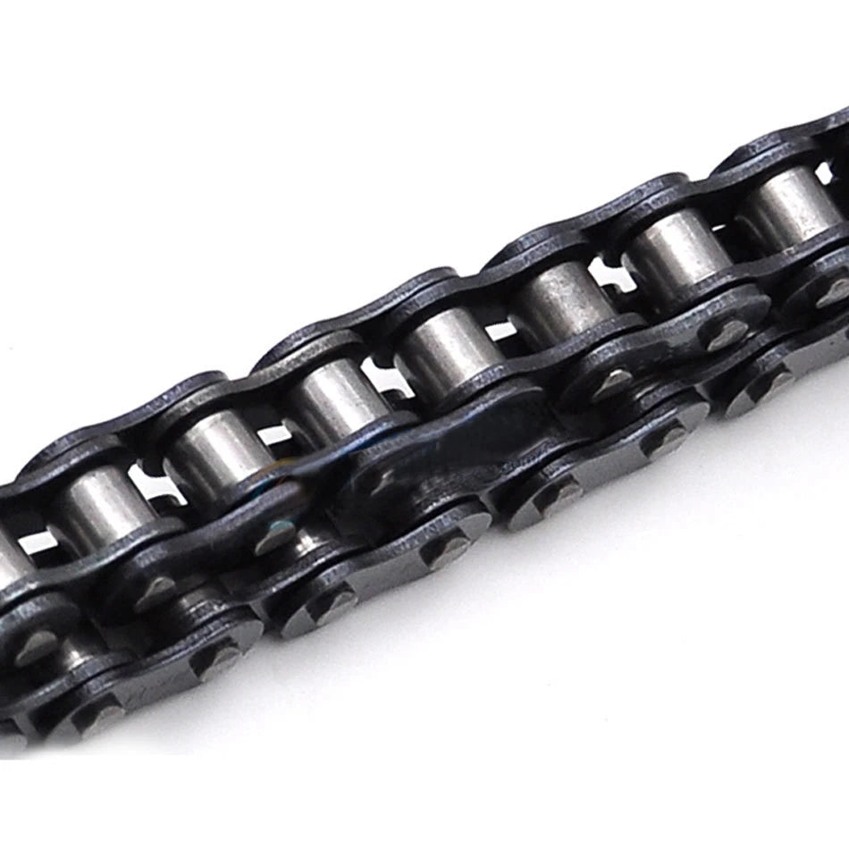 1/4" #25 Roller Chain Single Strand Pitch 6.35mm 04C Roller Chain 25H-82L x 0.5M