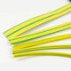 Yellow & Green Heat Shrink Tubing 2:1 — Φ3mm to Φ50mm, Fire Resistant, Soft PVC Sleeving
