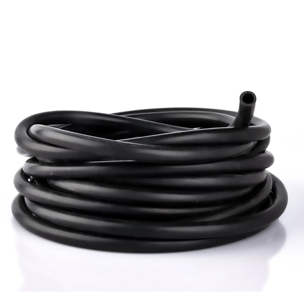Black Fluorine Rubber Fuel Hose — FKM Vacuum & Petrol Diesel Pipe