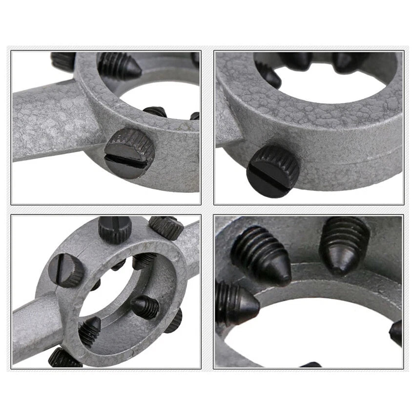 Die Stock Handle Wrench Holder M3 - M26 Metric 20mm - 55mm Dia Round Die Holder
