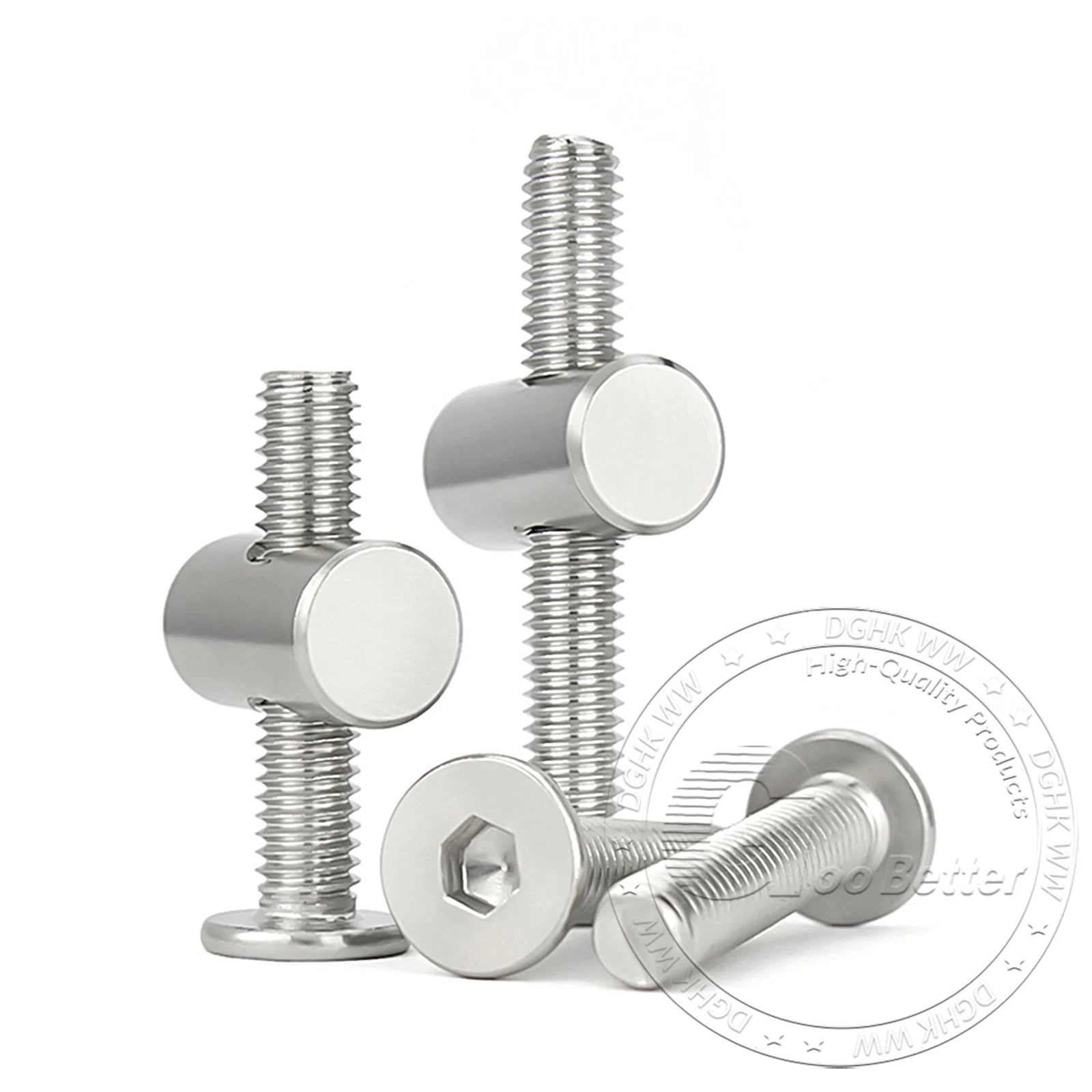 M4 M5 M6 M8 304 Stainless Steel Furniture Connecting Bolts with Barrel Nuts