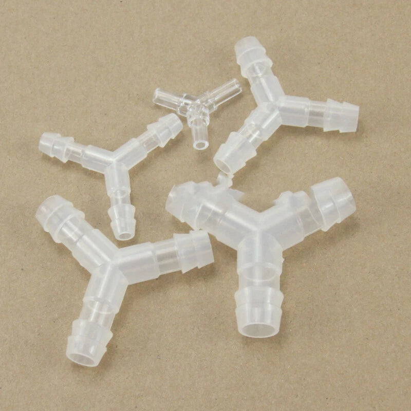Plastic Hose Barb Fittings — Straight, Reducer, L, T, Y-Shape Pagoda Connectors