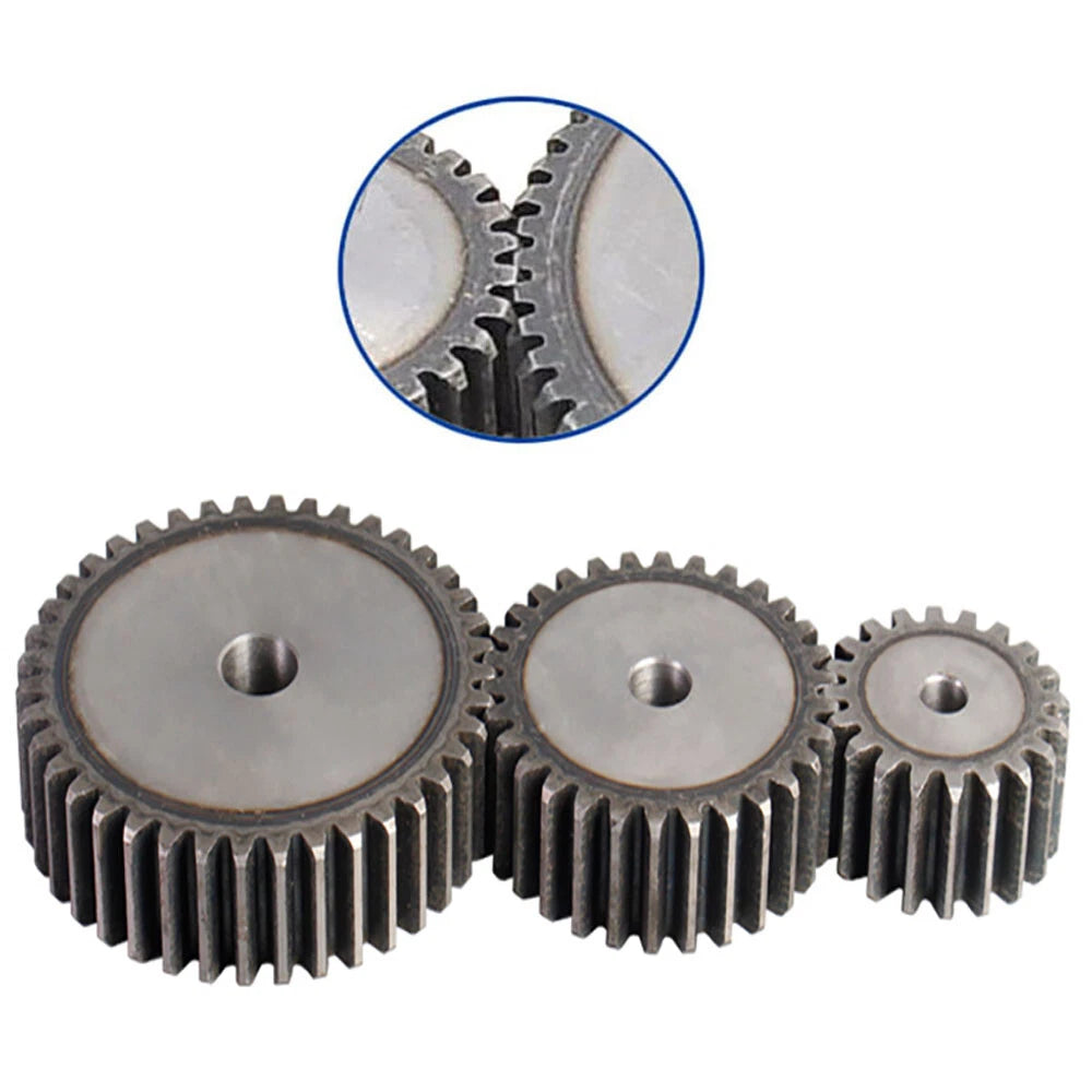 Module 4M Flat Gear Motor Transmission Spur Gear 10T to 38T  Gears With Screw