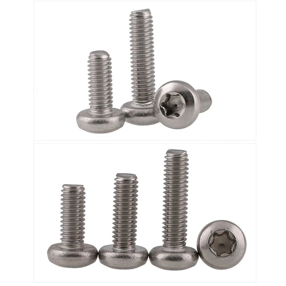 Torx Pan Head Machine Screws A2 Stainless Steel — M2 M2.5 M3 M4, 4mm–20mm - HomeDIYer