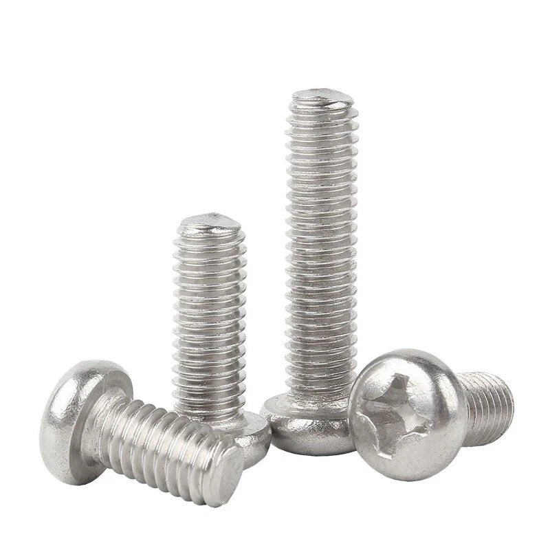 Phillips Pan Head Machine Screws A2 Stainless Steel M1–M4 × 3–180mm - HomeDIYer