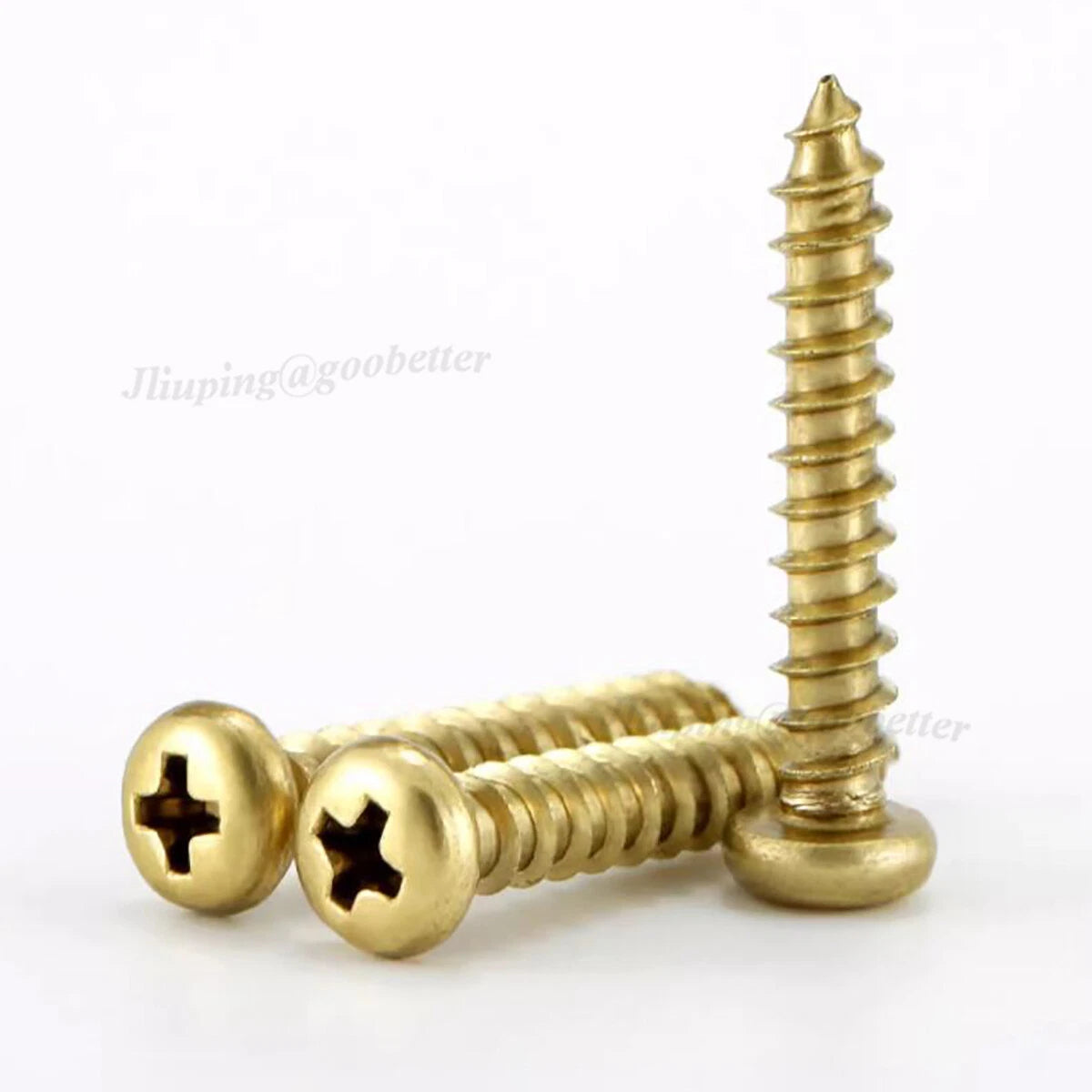 M3 M4 M5 M6 Brass Phillips Pan Head Self Tapping Screws – Solid Brass, Wood & Metal