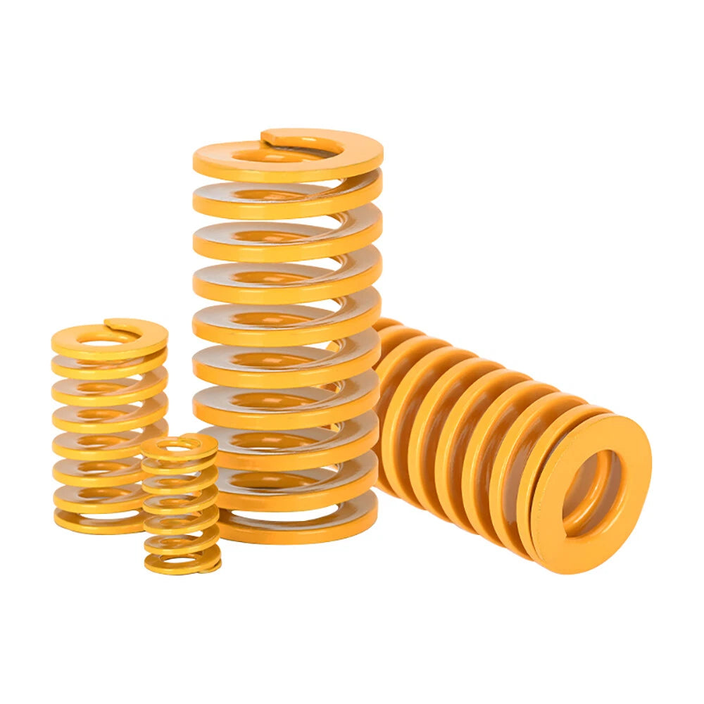Lighter Load Yellow Mould Die Spring Compression Springs 8-50mm OD 20-300mm Long