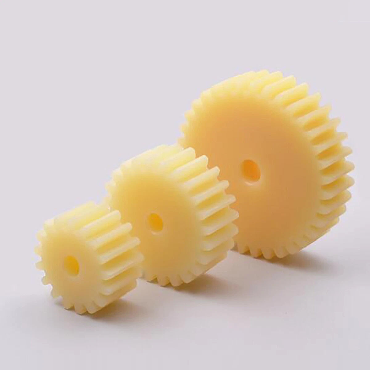 2 Mod Spur Gear Plastic Nylon Gear 10T-50T Teeth Transmission Gear for CNC Motor