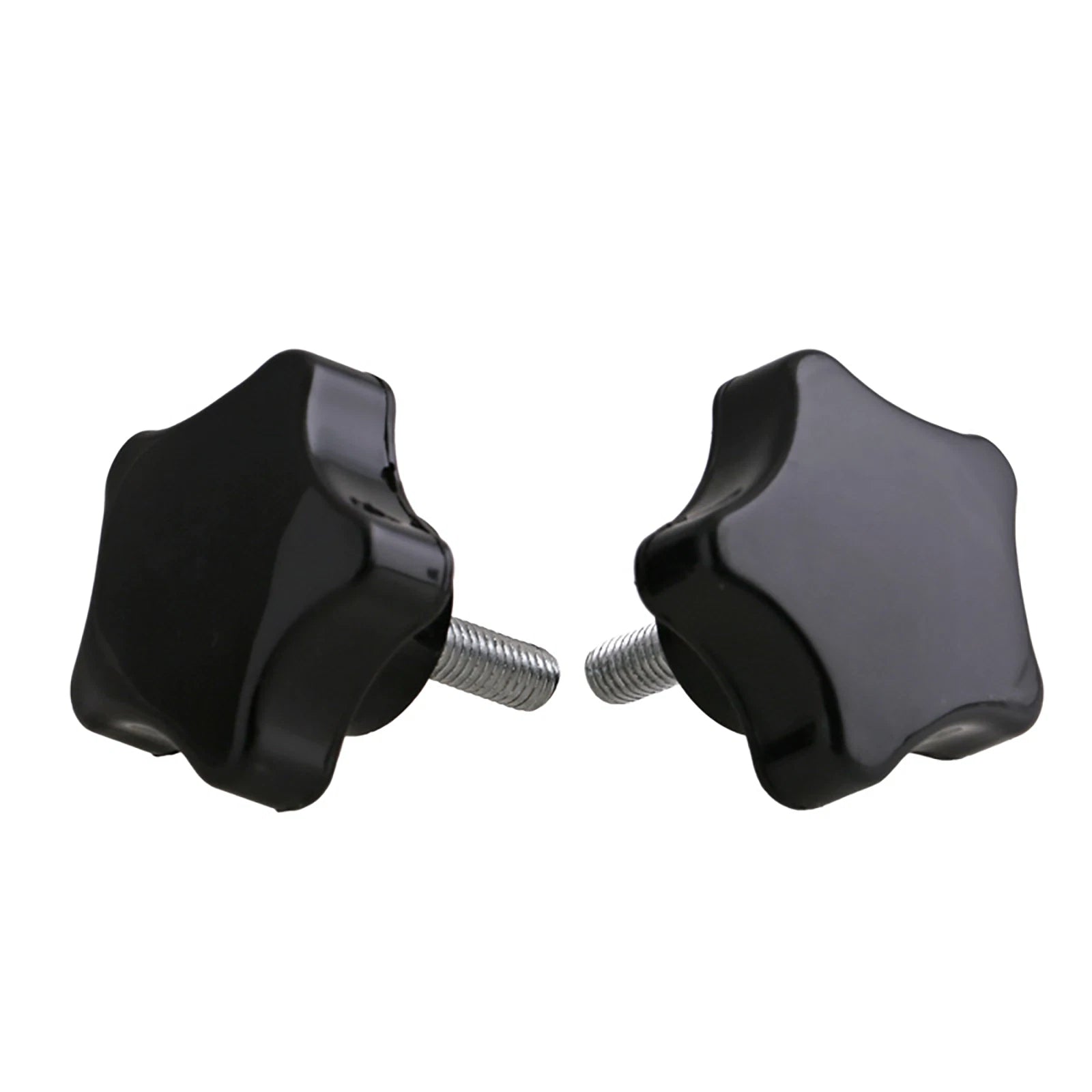 M6 M8 M10 Black Plastic Rosette Pentagram Star Thumb Screws Hand Grip Knob Bolts