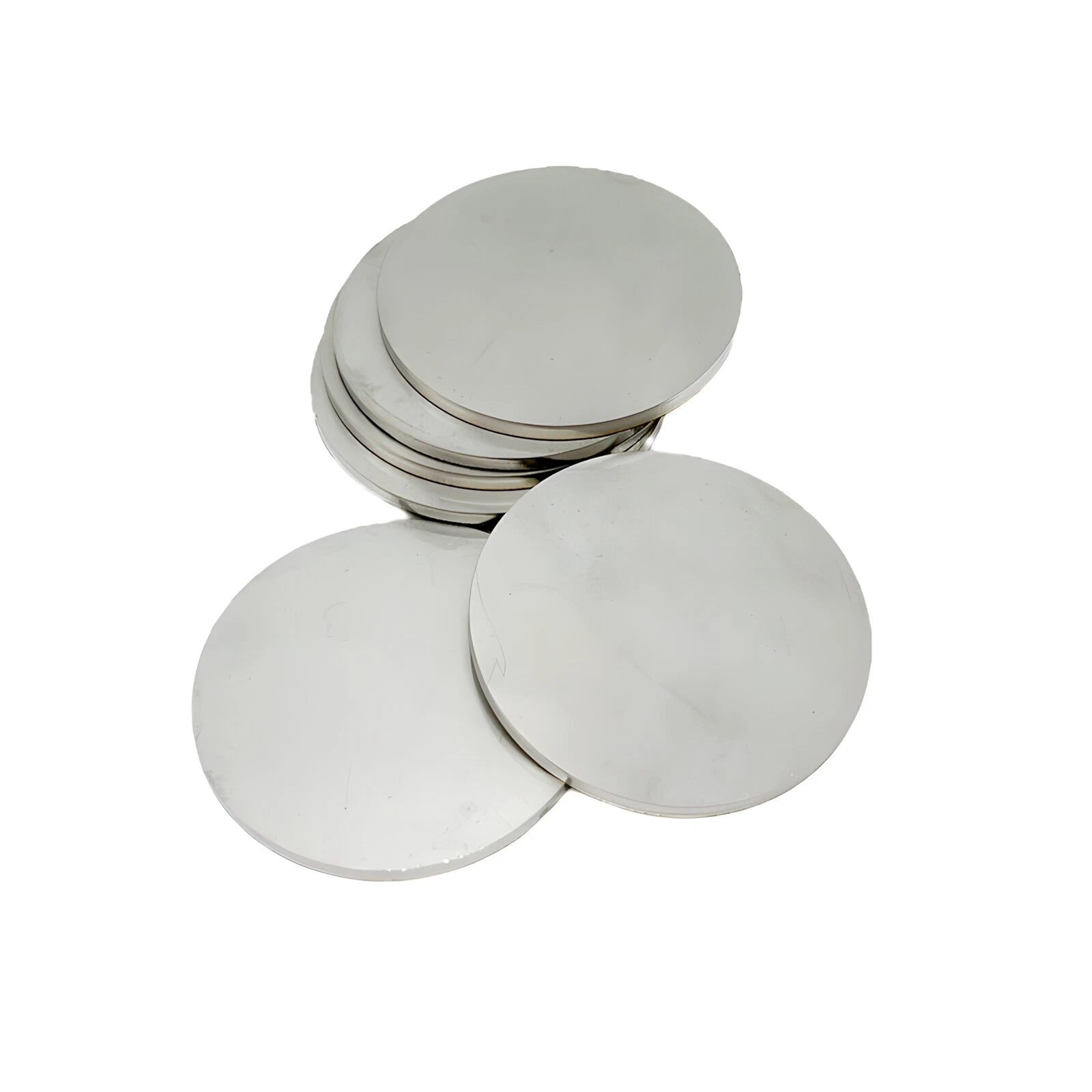 Brushed STAINLESS STEEL Blank Round DISC 304 Grade Sheet Metal Plate Laser Cut