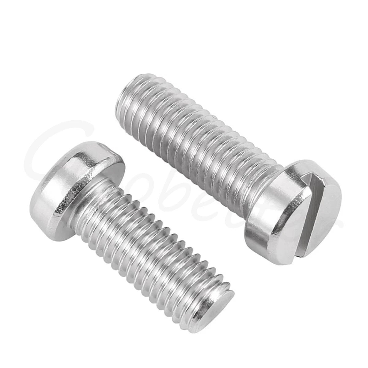 M1.6 M2 M2.5 Slotted Cheese Head Machine Screws – DIN 84, 304 Stainless Steel, Fully Threaded - HomeDIYer