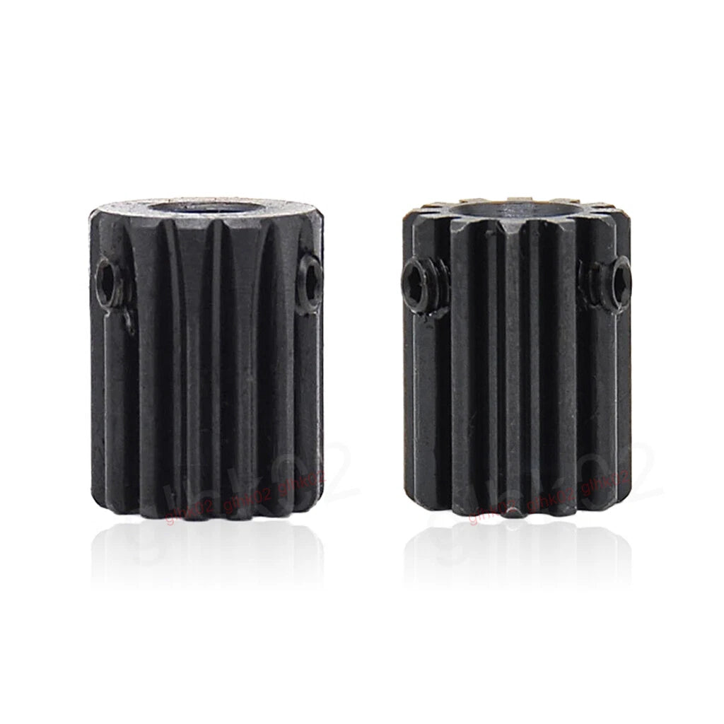 10T Teeth Mod1 Steel Pinion Gear With Screw 4-5mm Bore Straight Tooth Spur Gears