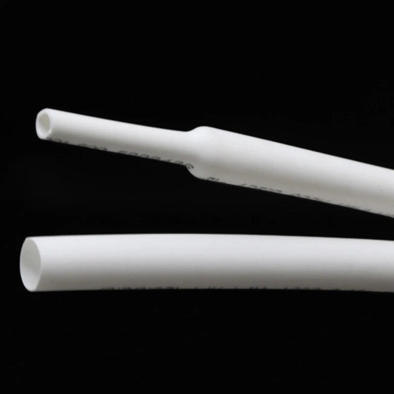 White Heat Shrink Tubing 2:1 Ratio — Waterproof Wire Sleeving, φ0.6mm to φ80mm