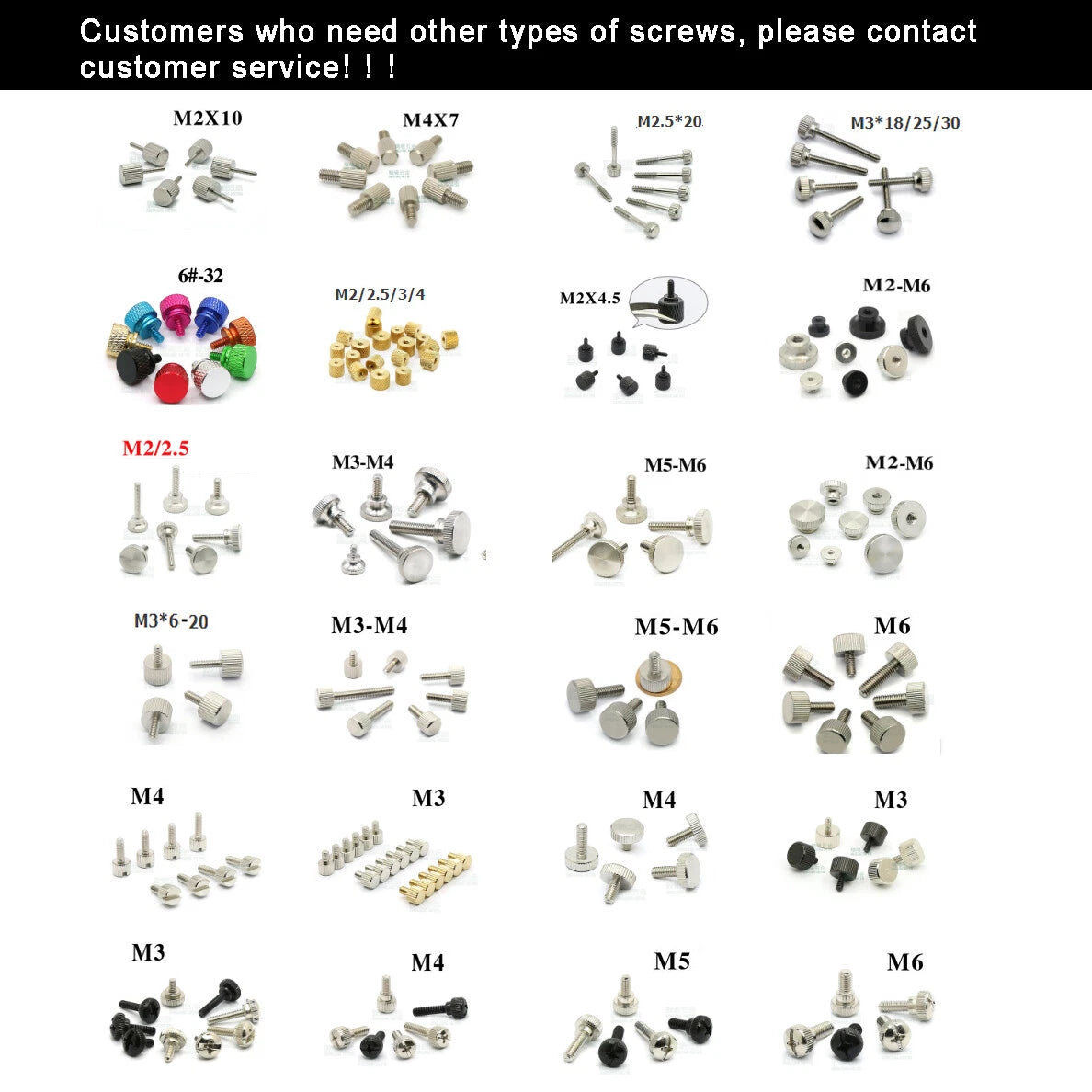 Brass Knurled Thumb Screws M3×4.5mm — Flat Head Hand-Tighten Bolts for Slingshot Sight & Grip Knobs
