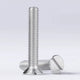 M3 M4 M5 Flat Head Slotted Machine Screws — 304 Stainless Steel Countersunk