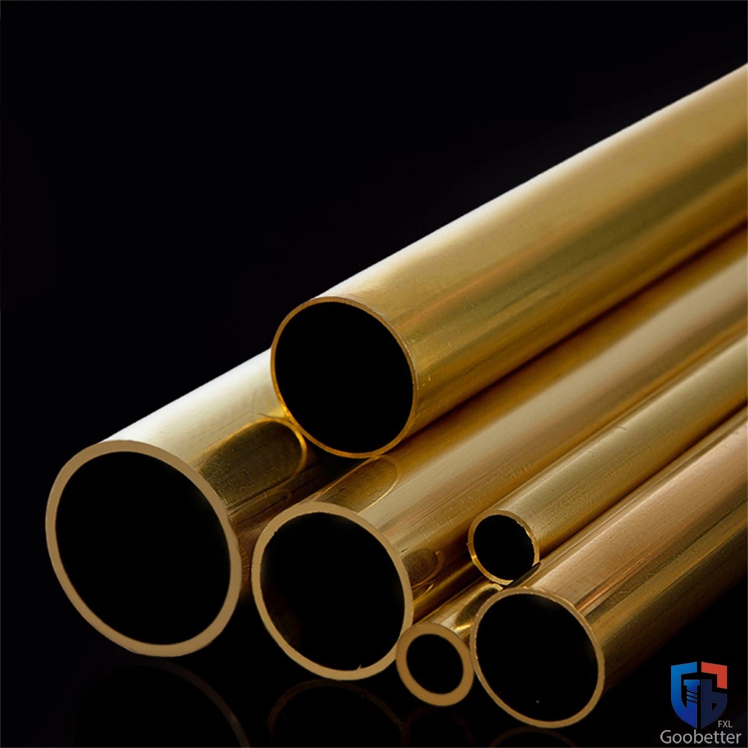 H62 Brass Round Tube | OD 2–80mm × 200mm | Hollow Brass Pipe Multiple Sizes