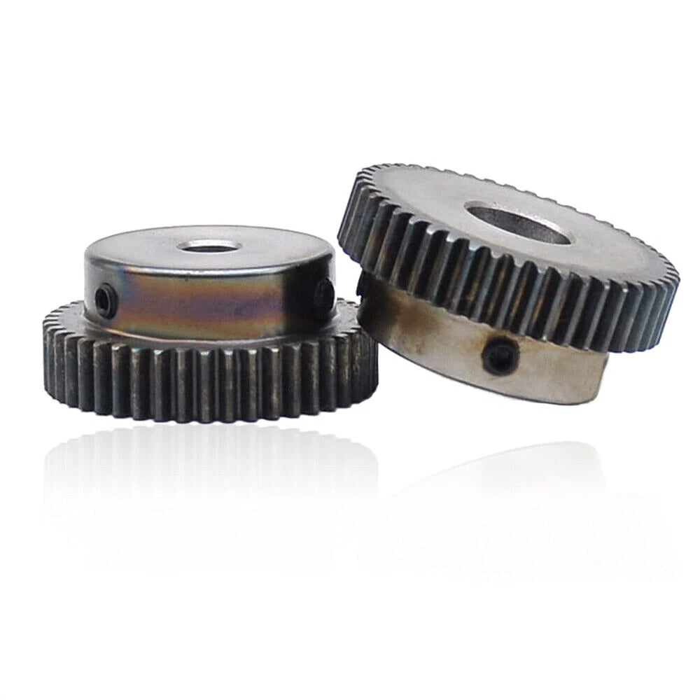1 Mod 20T-150T Precision Spur Pinion Gear With Step Keyway Bore 45#C Motor Gear