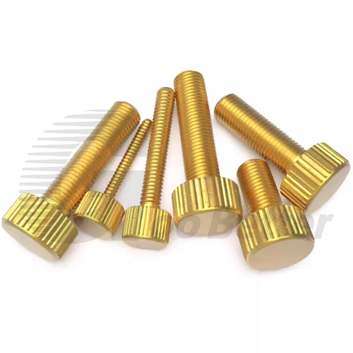 Brass Knurled Thumb Screws M2–M6 | Hand-Tighten Knob Bolts