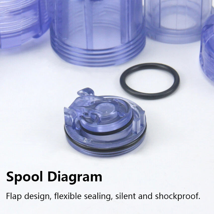 20mm-63mm Clear PVC Check Valve True Union Pipe Fittings for Aquarium Fish Tank