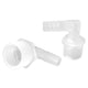90° Elbow Barbed Hose Connector with BSP Male Thread — Plastic Hosetail Joiner