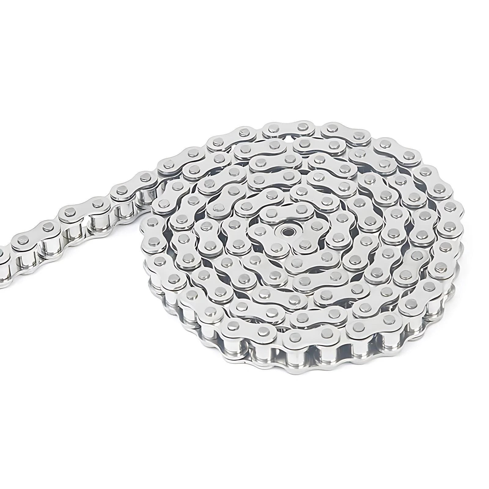 DUPLEX ROLLER CHAIN 06/08B 08A-24A X 1.524 METRE LENGTHS A2/304 STAINLESS STEEL