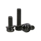 Phillips Pan Head Screws with Washer Black Zinc M5 M6 M8 Metric Machine Bolts