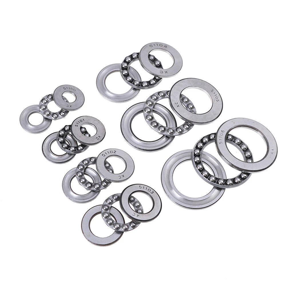 High Quality Plane Bearings 3-Parts Axial Ball Thrust Bearing 51100 to 51322