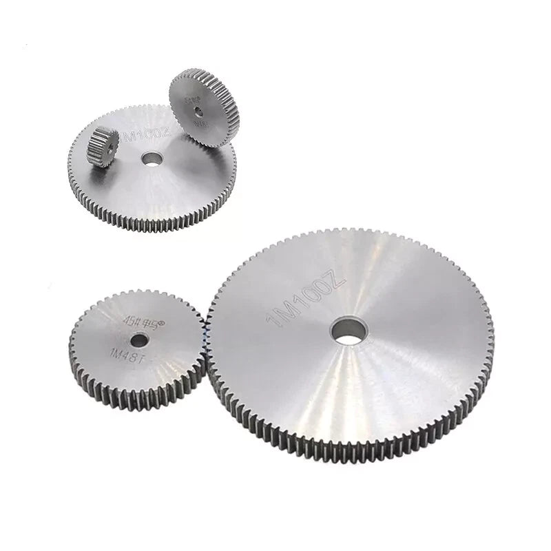1 Module 12-150 Teeth Spur Gear Thickness 10mm OD 14-152mm Flat Gear Pinion Gear