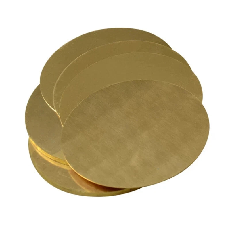 2" 4" 6" 8" Round Brass Disc Sheet Cycle Blank Discs Thick 0.8-3.0mm Customised
