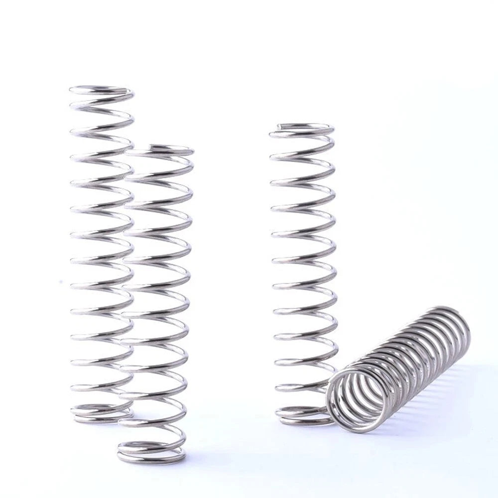Compression Spring Wire Dia 0.7mm Zinc Plating Pressure Springs OD 5mm-12mm