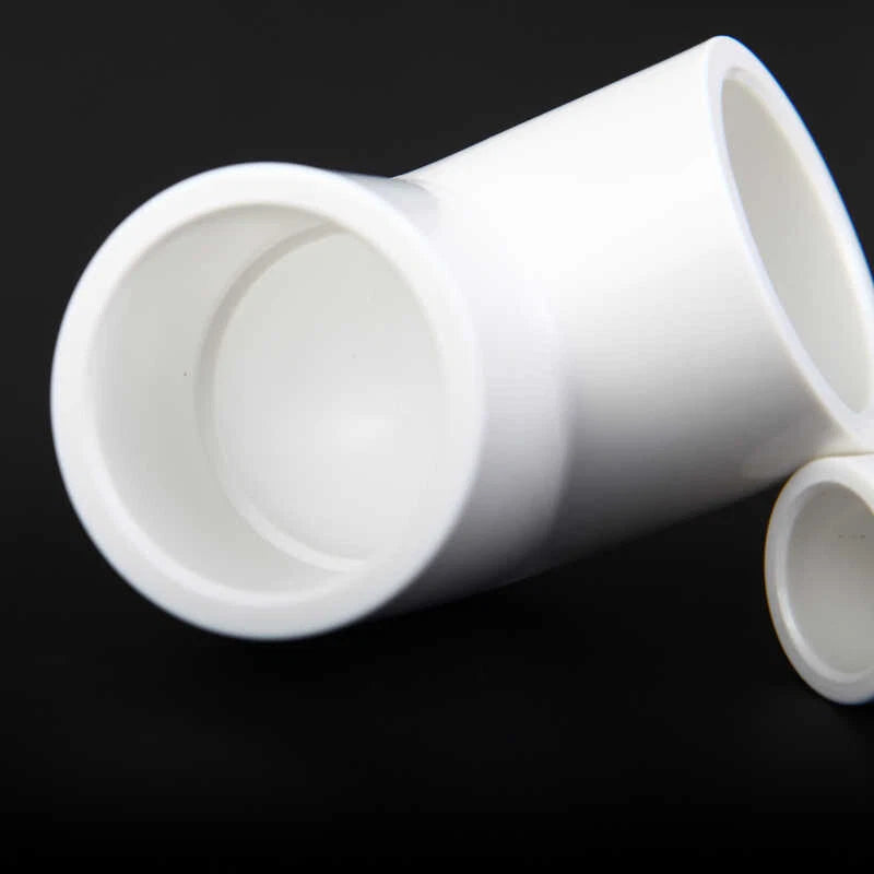 PVC Pipe Fittings Connector 90° Elbow Adapter Solvent Weld ID 16mm - 160mm White