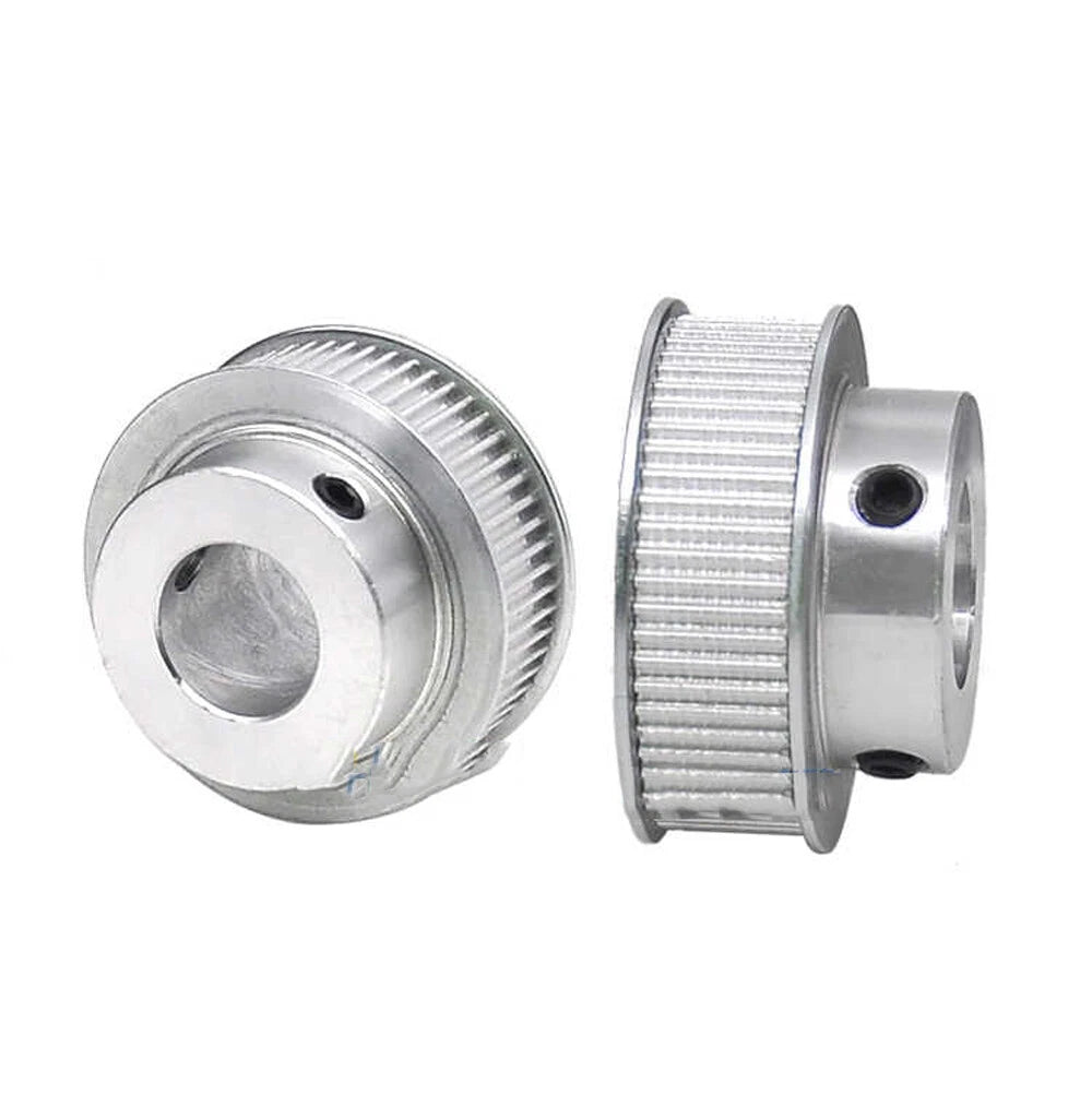 GT2 6/10mm Timing Belt Smooth Tooth Idler Drive Pulley 16-50Tooth Bore 4mm-14mm