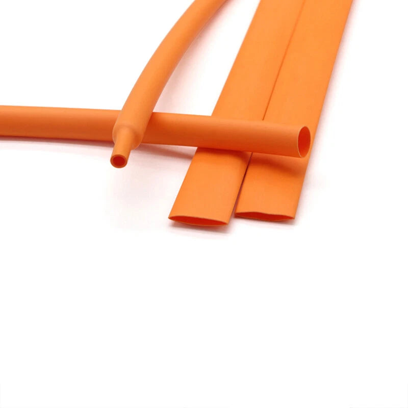 Orange PE Heat Shrink Tubing 2:1 — Electrical Wire Sleeving 1mm to 50mm