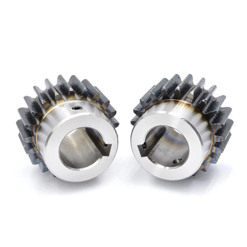 2 Mod 45# Steel Spur Gear 12T-35T Bore 8-30mm Pinion Gear with Step Motor Gears