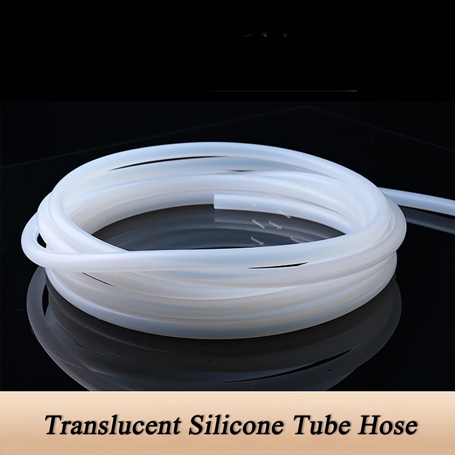 Translucent Silicone Vacuum Tube — Flexible Hose Pipe, -94°F to 500°F (-70°C to 260°C)