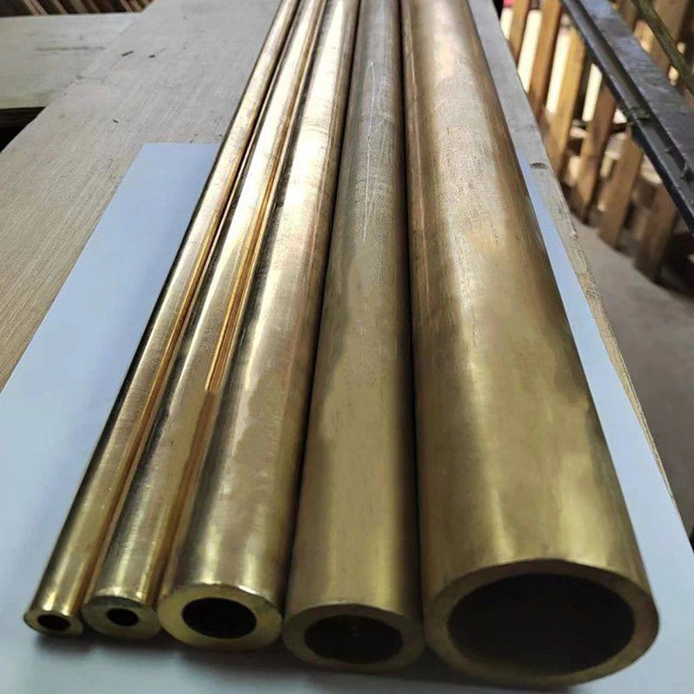 Seamless Brass Round Tube – Thick Wall, OD 13–35mm × 500mm