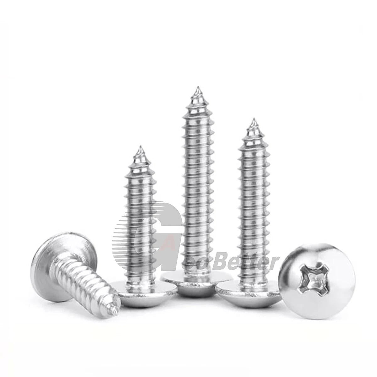 M5 M5.5 M6 M6.3 Phillips Truss Head Self Tapping Screws – A2 304 Stainless Steel