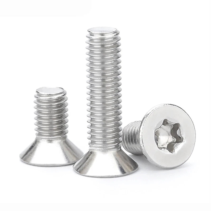 Torx Countersunk Machine Screws M1.4-M4 | A2 Stainless Steel DIN 965