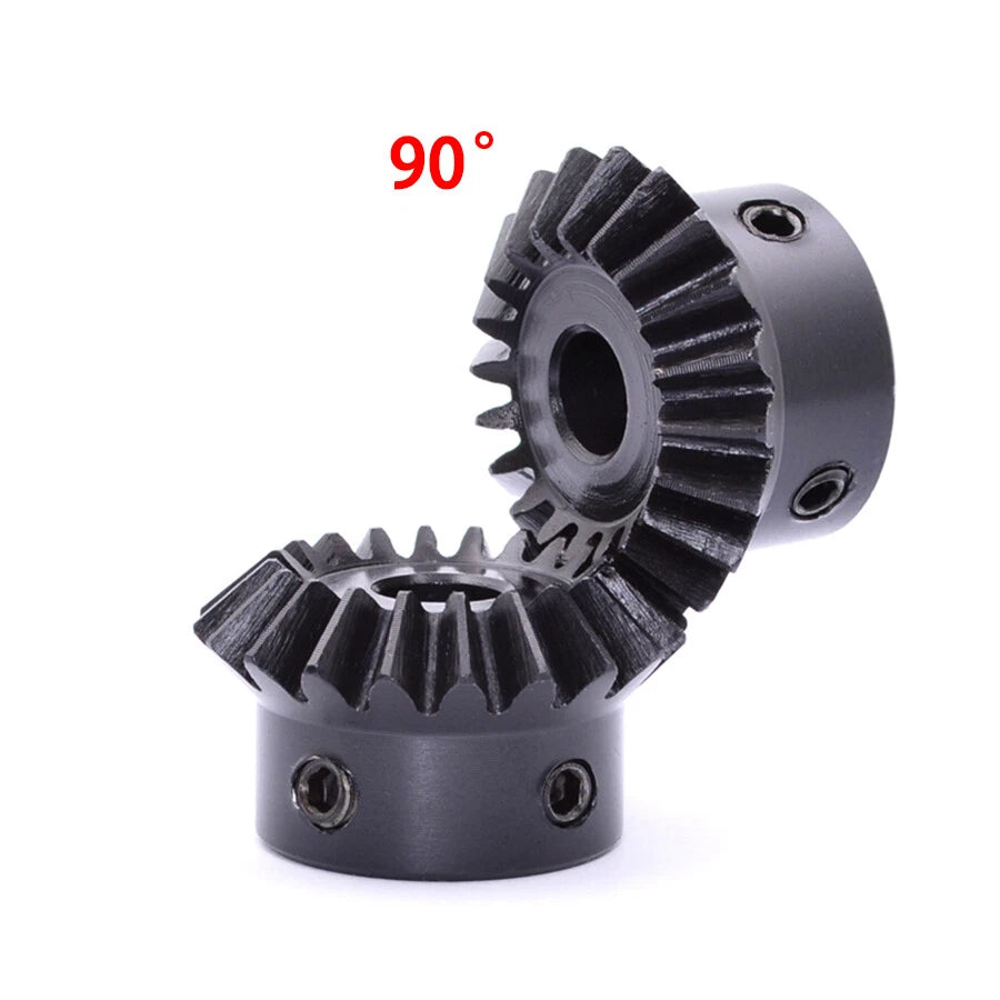 2 2.5 3 4 Mod 20T/30T Bevel Gear Standard Bore With Keyway 45# Steel 1:1 Ratio