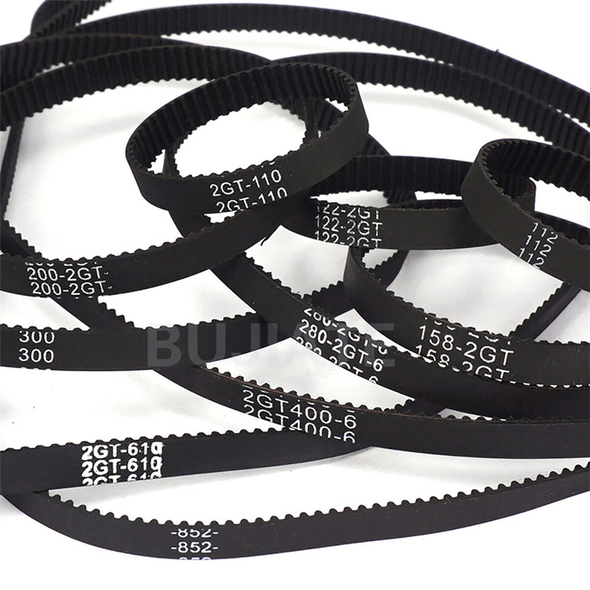 GT2 Timing Belt 6mm Wide Closed Loop Rubber Belt — 2mm Pitch, 98mm–280mm