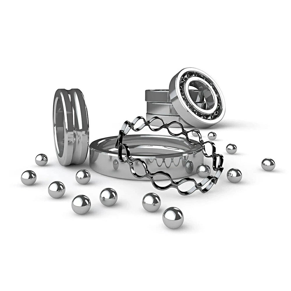 100Pcs Carbon Steel Balls High Precision Solid Bearing Beads Smooth Ball Dia 1 - 20mm - HomeDIYer