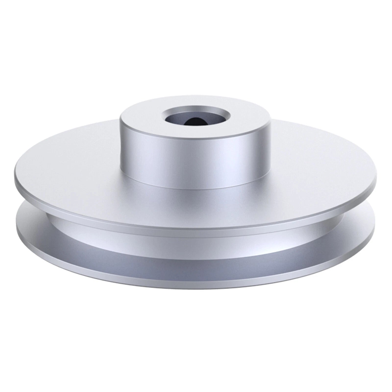 V Grooved Pulley PU Round Belt Pulleys Aluminum For 10mm Width Belt OD 40-100mm