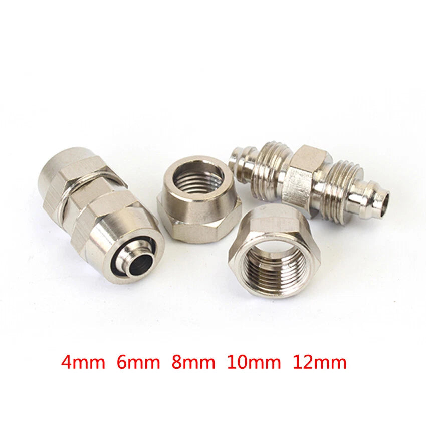Brass Pneumatic Twist Lock Quick Connector Fittings for Tube OD 4–12mm | PE PU PV PZA